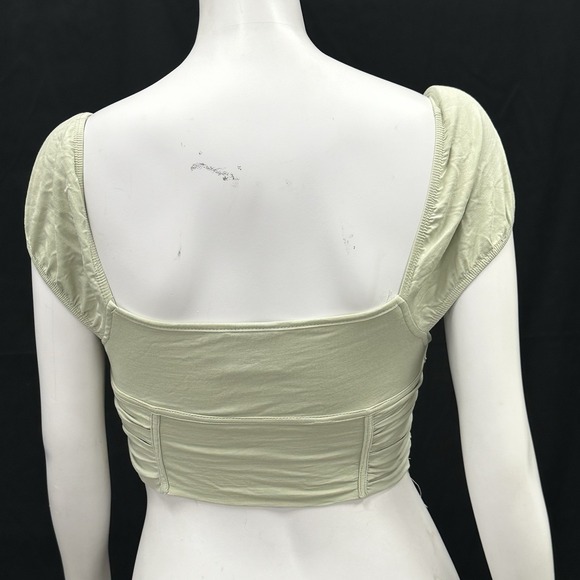 Princess Polly Karla Crop top, size 4,‎ sage green Corset Summer - Picture 5 of 6
